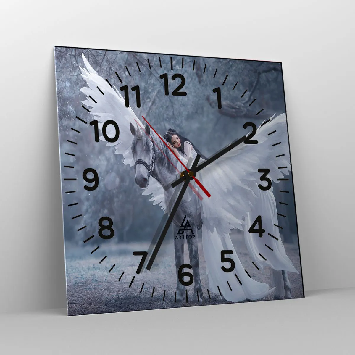 Wandklok - Klok - Een geïnspireerd moment - 40x40 cm