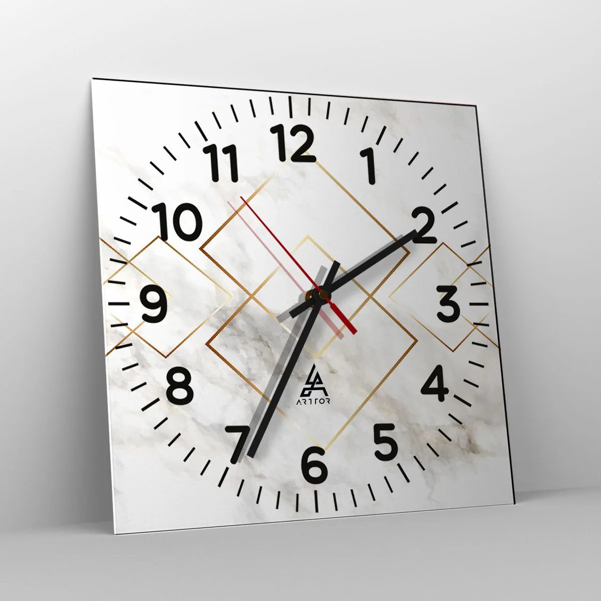 Wanduhr - Glasuhr - Ein Blick in die Unendlichkeit - 40x40 cm