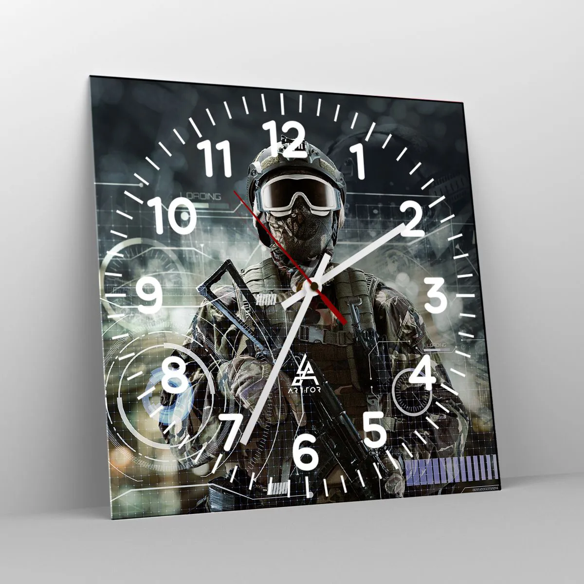Falióra, Óra - Erő a köbön - 40x40 cm