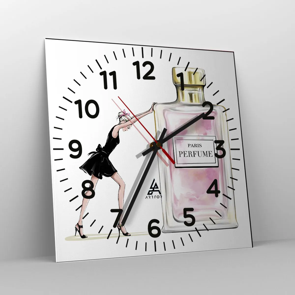 Vægur, Uret - Essensen af kvindelighed - 40x40 cm