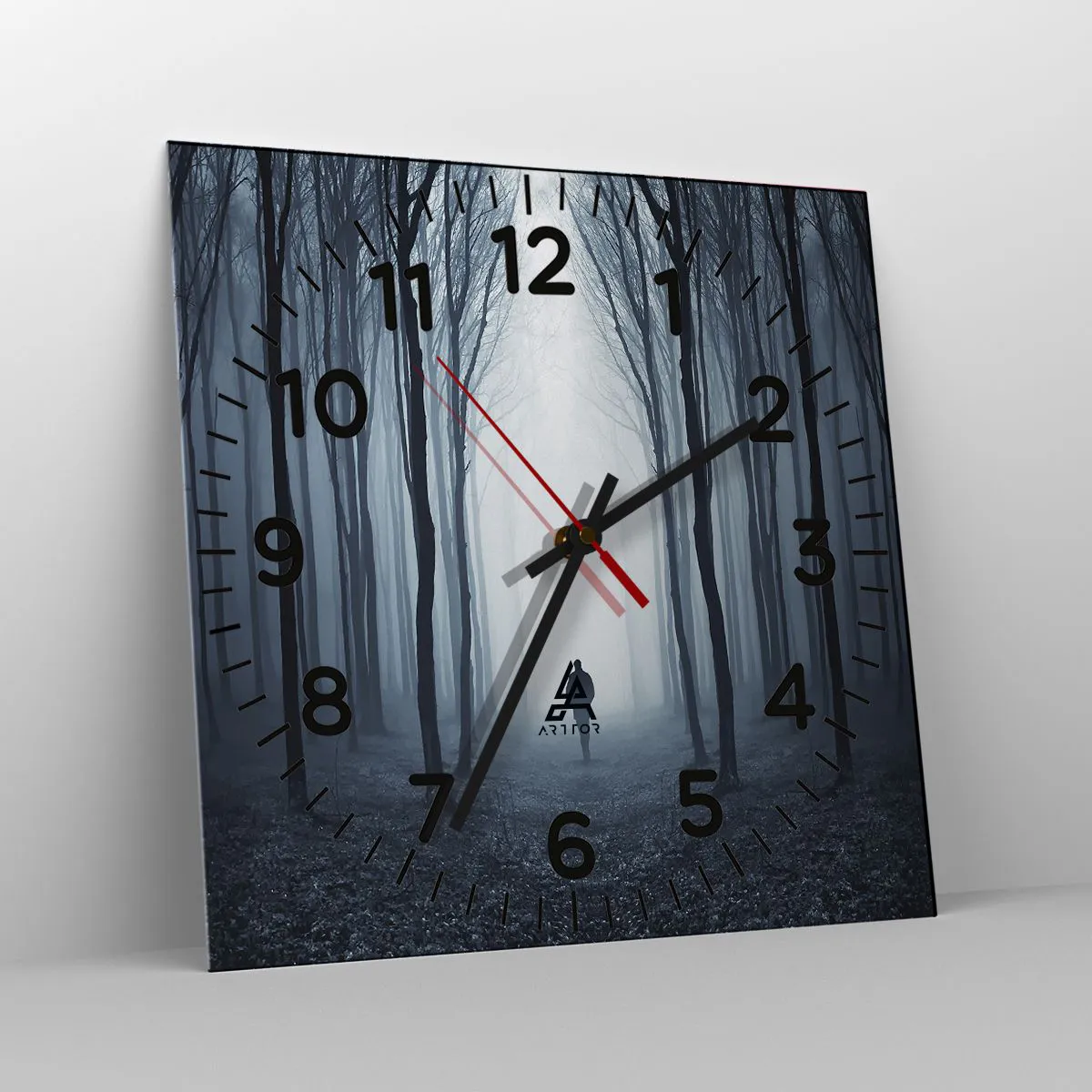 Orologio da parete - Orologio in Vetro - E tutto è semplice e chiaro - 40x40 cm