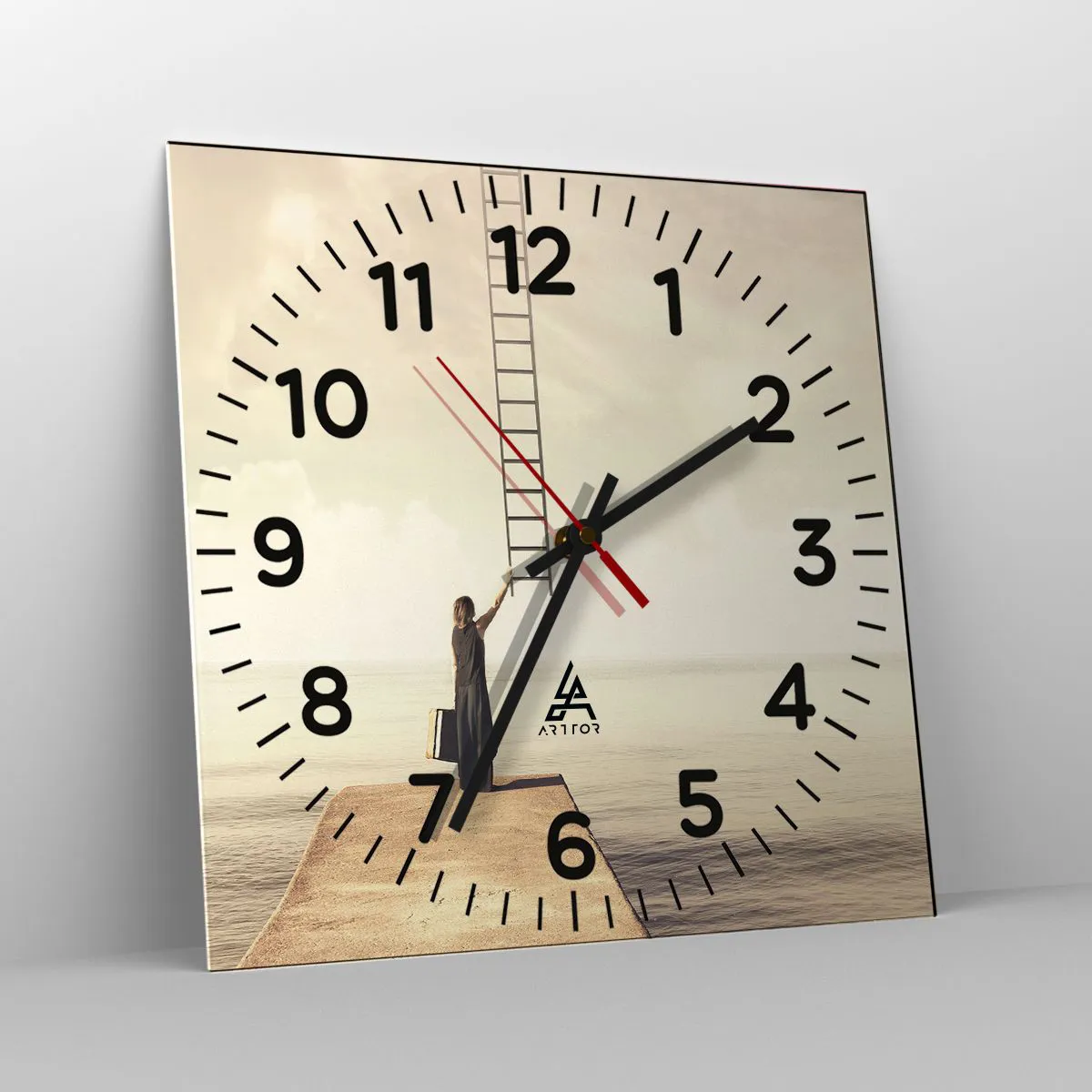 Zegar ścienny - Magiczna podróż - 40x40 cm