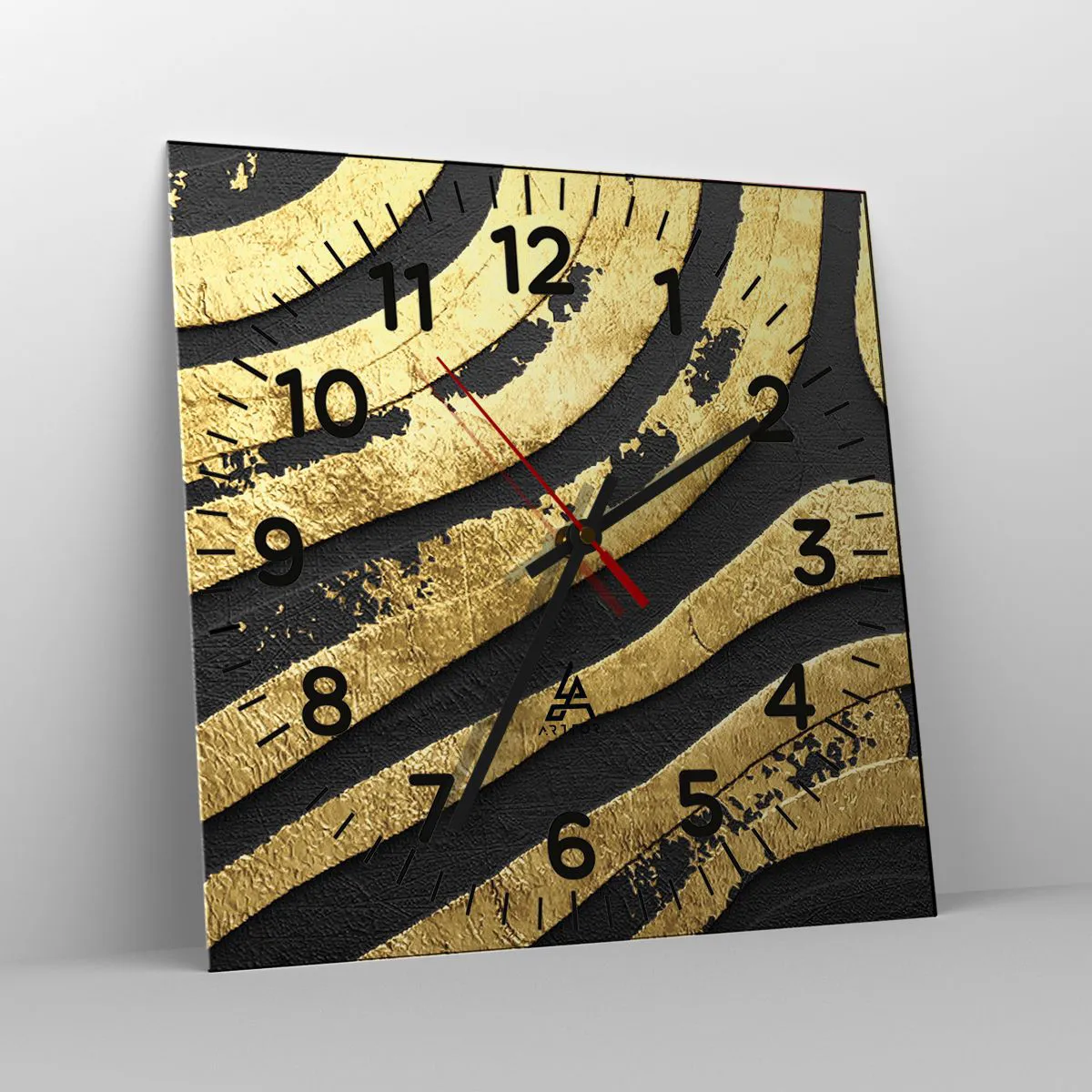 Zegar ścienny - Wszystko płynie - 40x40 cm