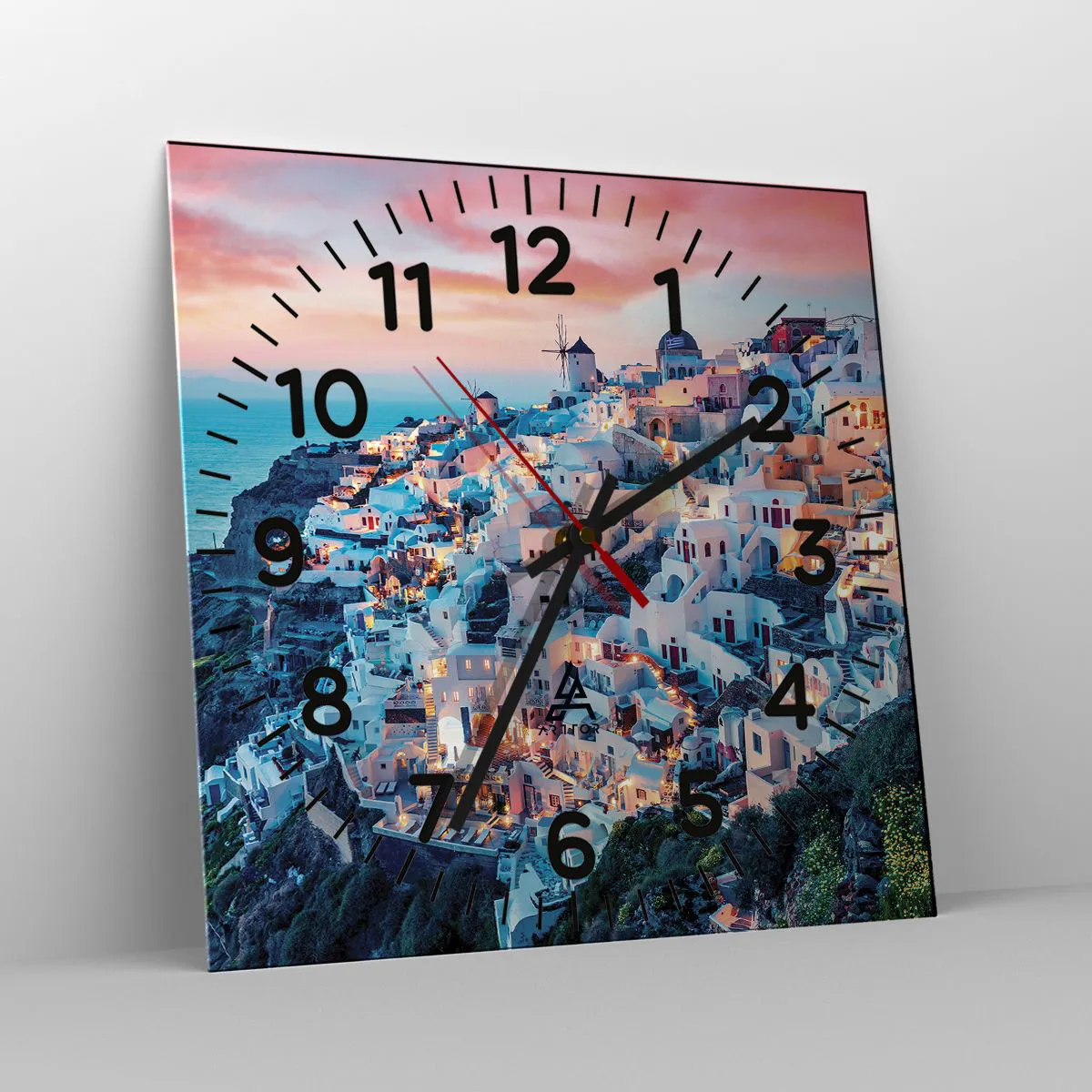 Vægur, Uret - Din store græske ferie - 40x40 cm