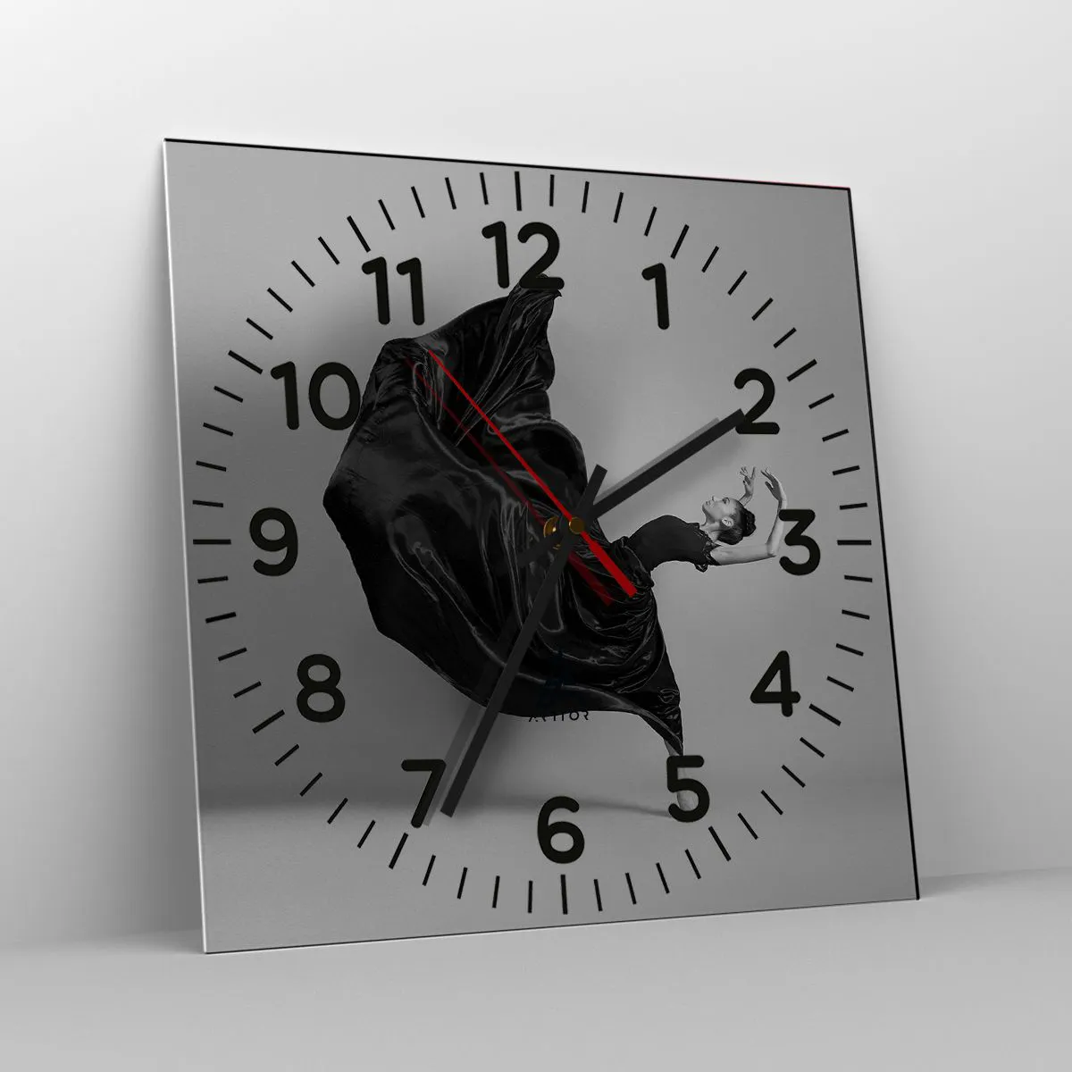 Nástenné hodiny - Okrídlený hudbou - 40x40 cm