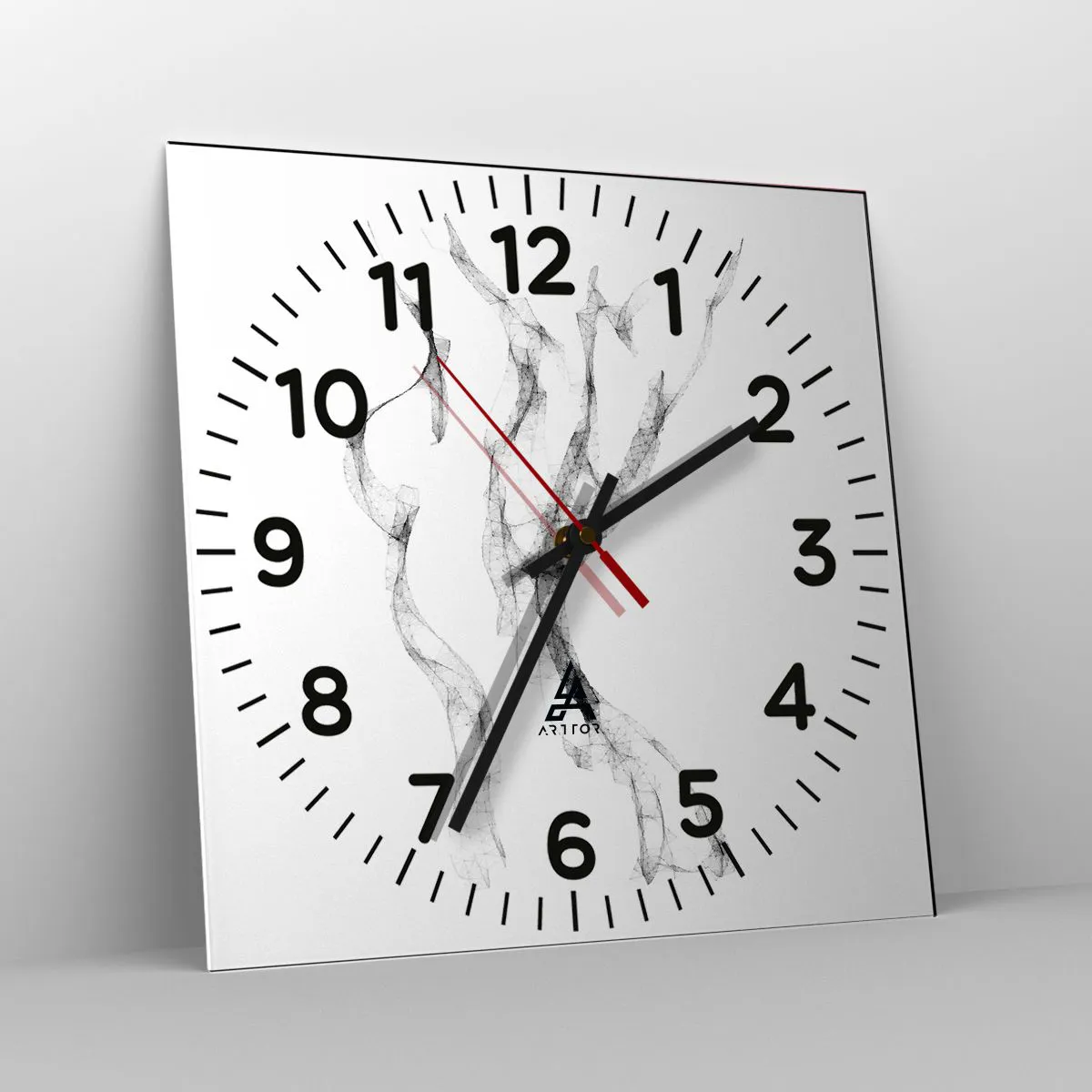 Orologio da parete - Orologio in Vetro - Bella e forte - 40x40 cm