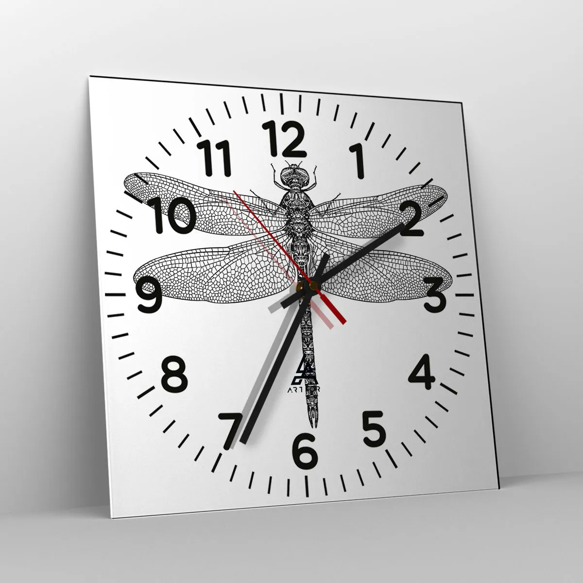 Nástenné hodiny - Presnosť prírody - 40x40 cm