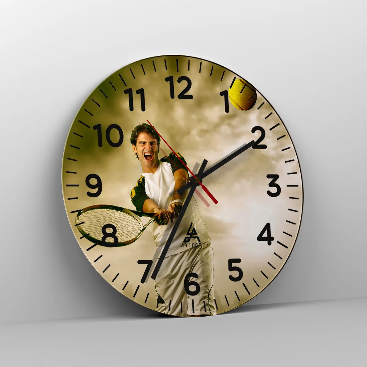 Zegar ścienny - Energia i radość - 30x30 cm