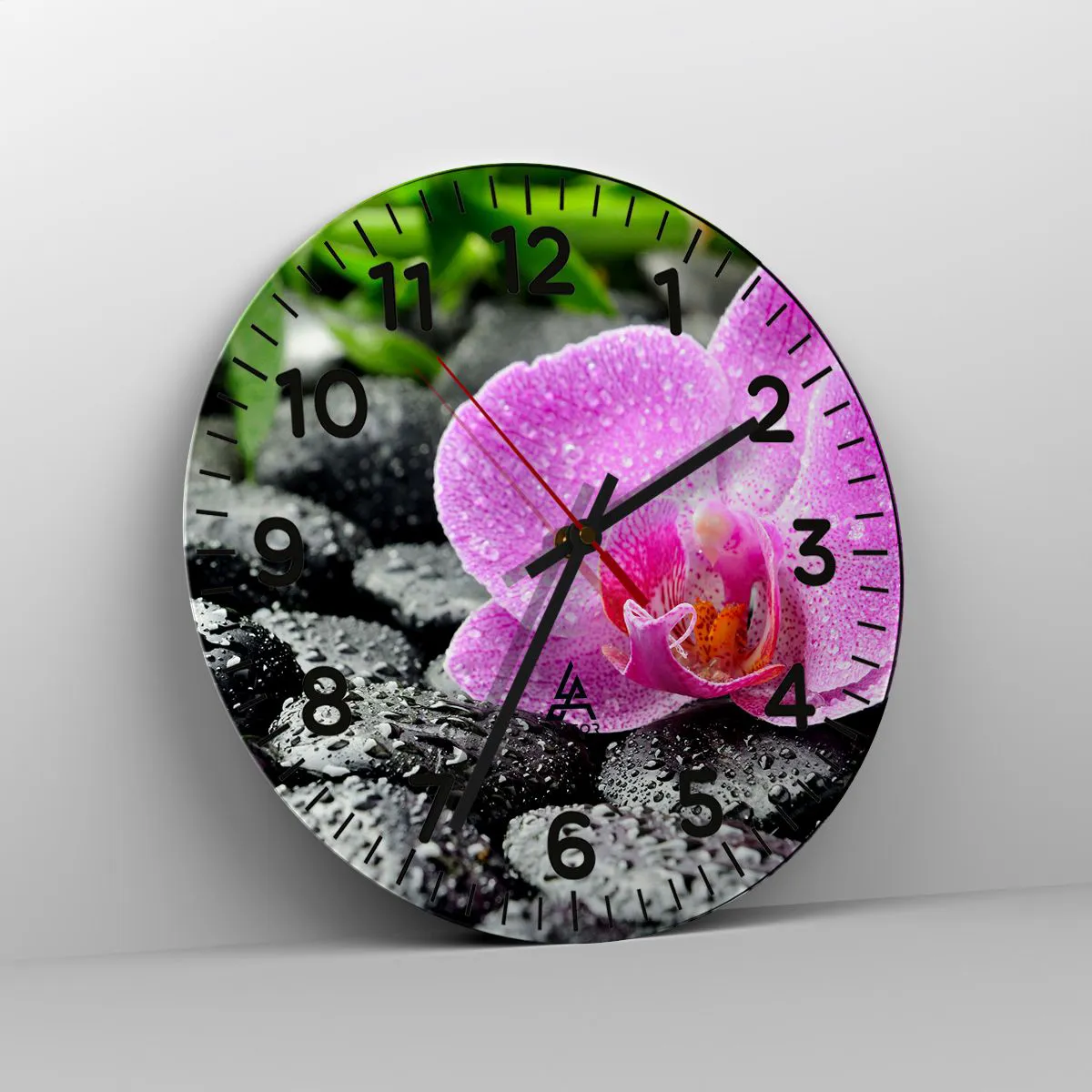 Relógio de parede - Relógio em vidro - Como um coração aberto - 30x30 cm