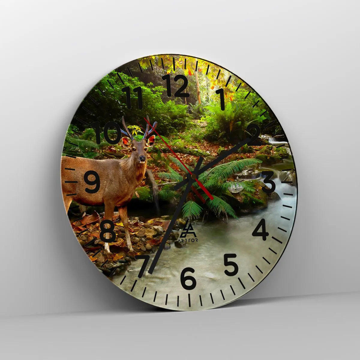 Nástenné hodiny - Vítajte v mojom svete - 30x30 cm