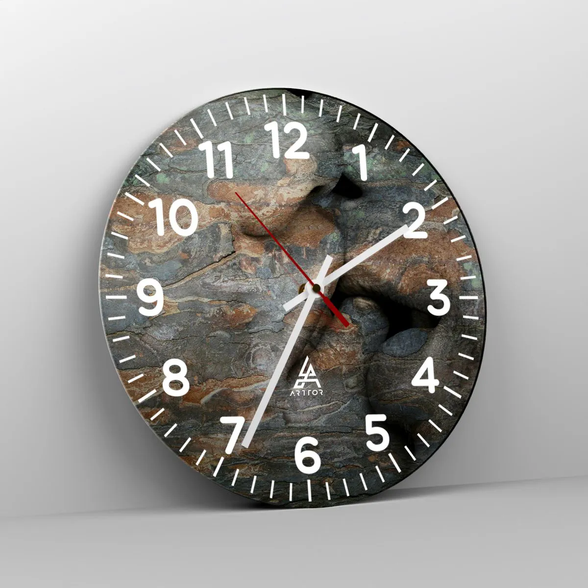 Wall clock - Clock on glass - Forever Together - 30x30 cm