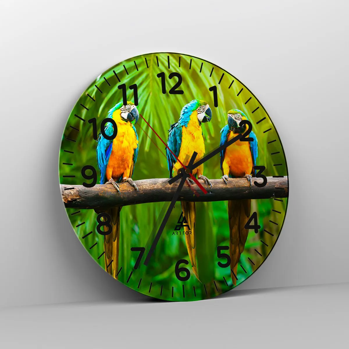 Zegar ścienny - A słyszałaś, że ona…? - 30x30 cm