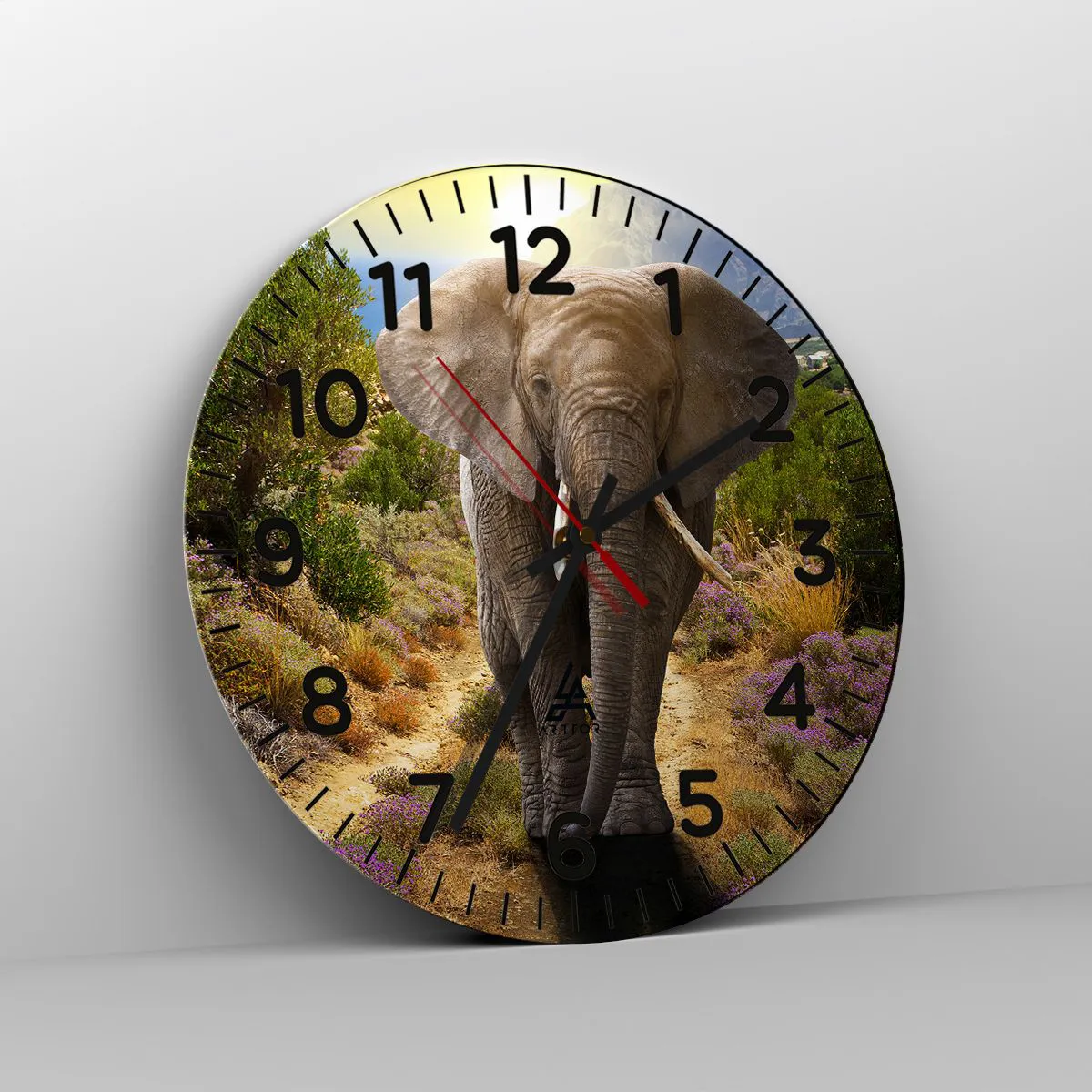 Vægur, Uret - Sådan så Eden ud - 30x30 cm