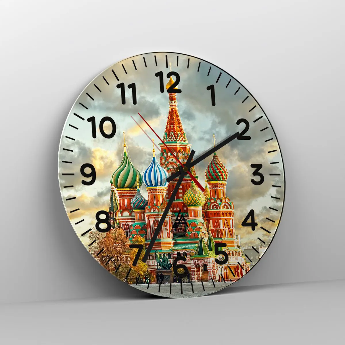 Wanduhr - Glasuhr - Selbst Disney würde nicht darauf kommen - 30x30 cm