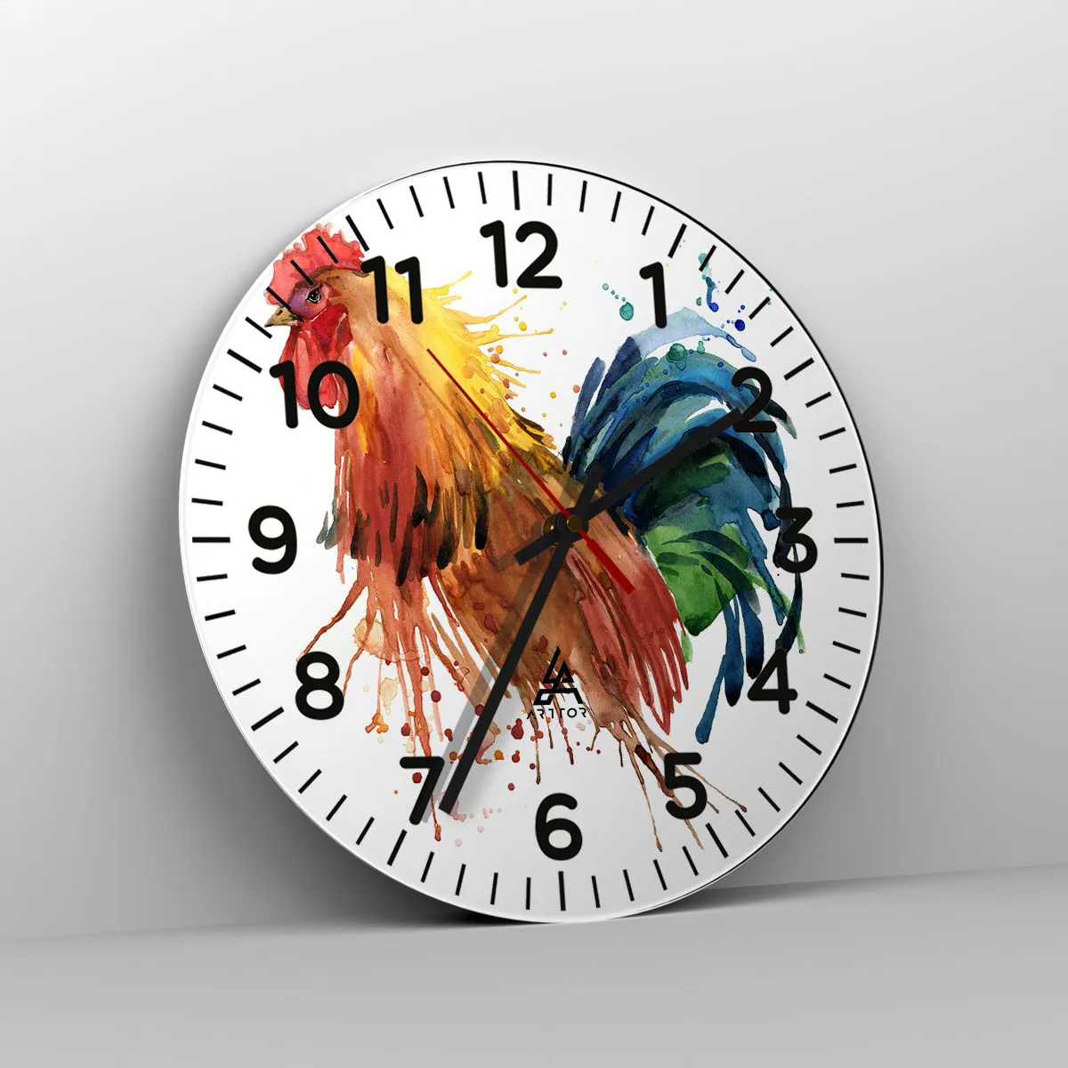 Orologio da parete - Orologio in Vetro - Abito reale, orgoglio reale - 30x30 cm