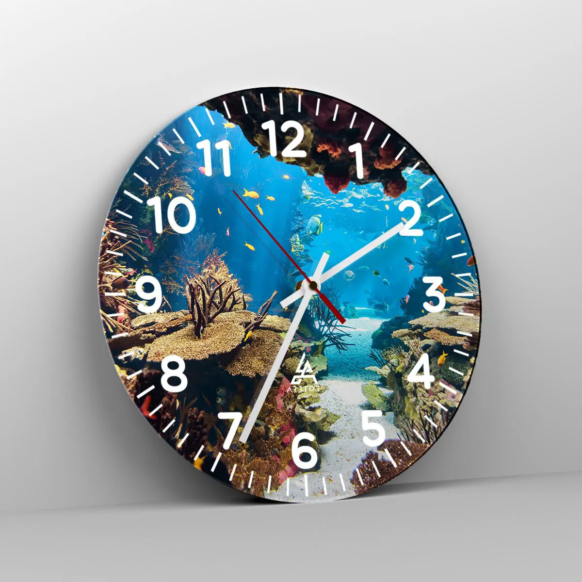 Ceas de perete - Ceas pe sticlă - Nu ai visat la asta - 30x30 cm