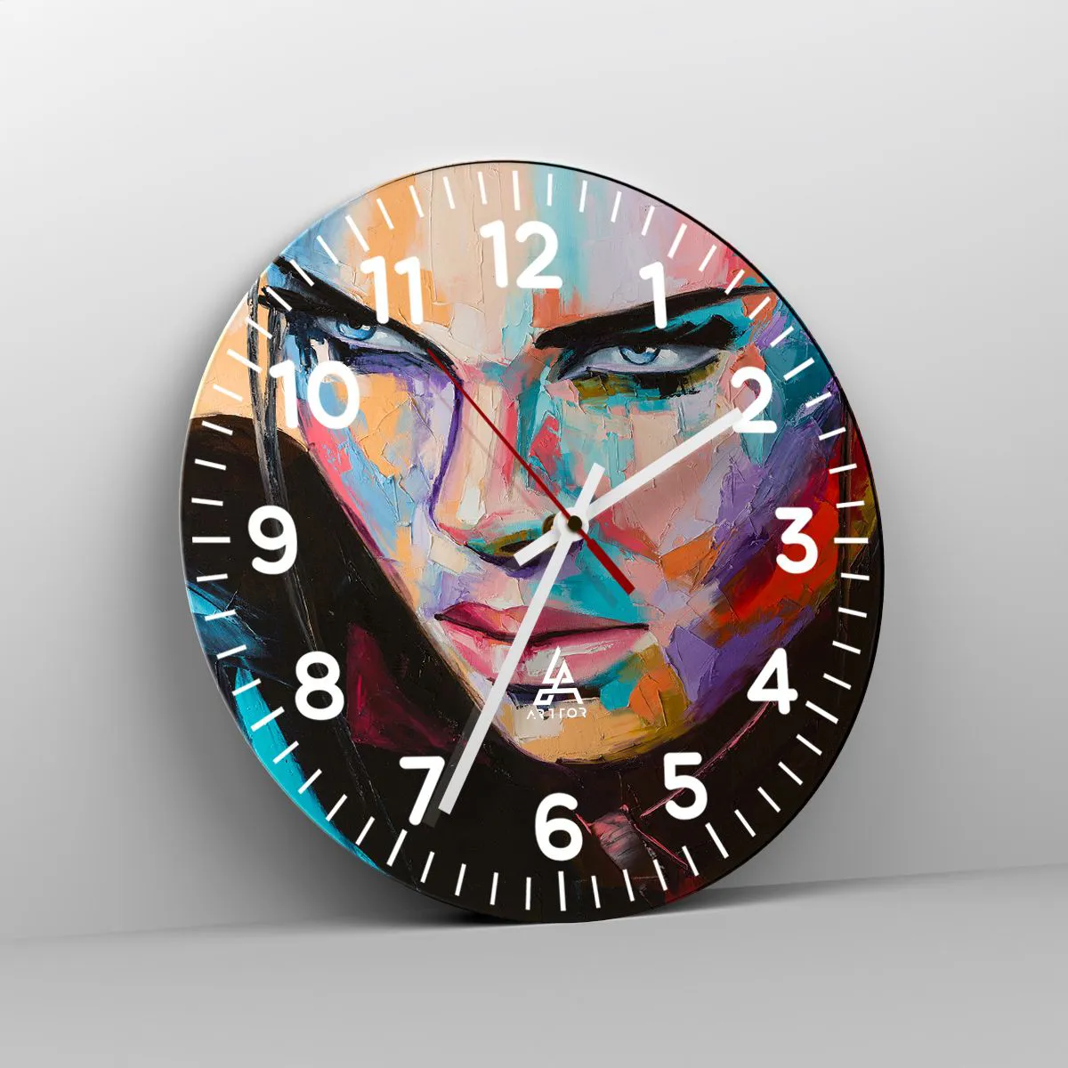 Nástenné hodiny - Divokosť v srdci - 30x30 cm