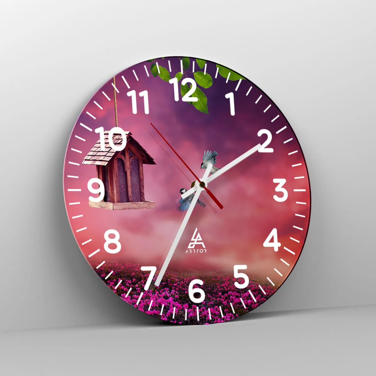 Wandklok - Klok - Uitnodiging voor het avondeten - 30x30 cm