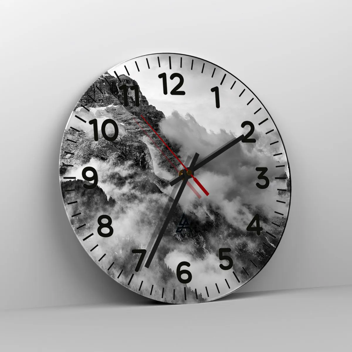 Wanduhr - Glasuhr - Schön und grausam - 30x30 cm