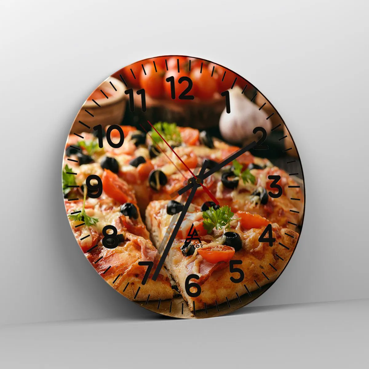 Wandklok - Klok - Je bent er weer mee weggekomen - 30x30 cm