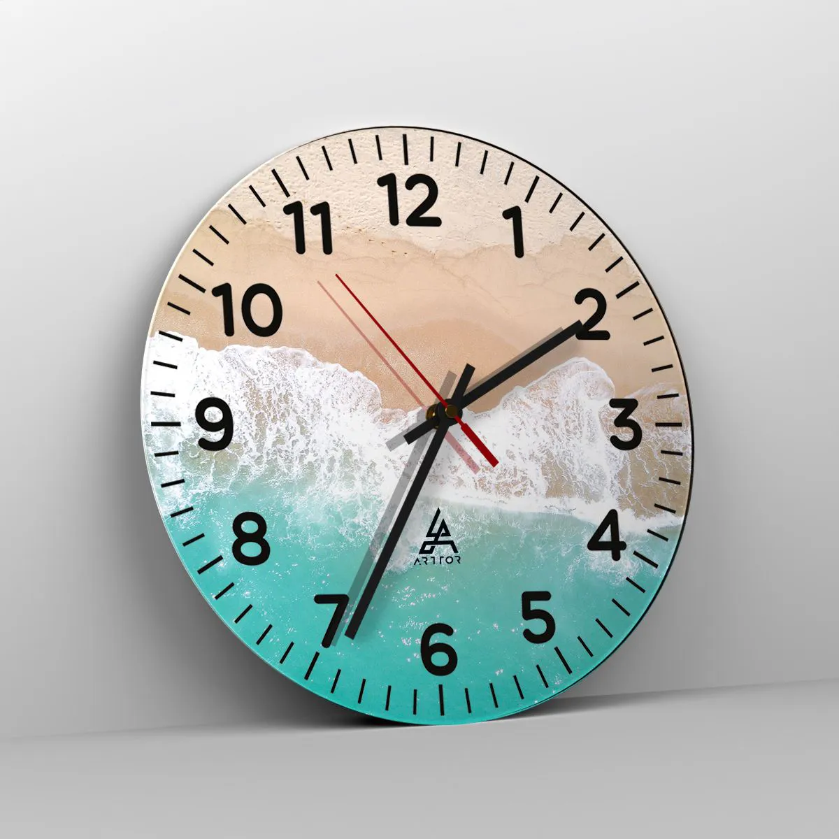 Nástenné hodiny - Maznavý dotyk - 30x30 cm