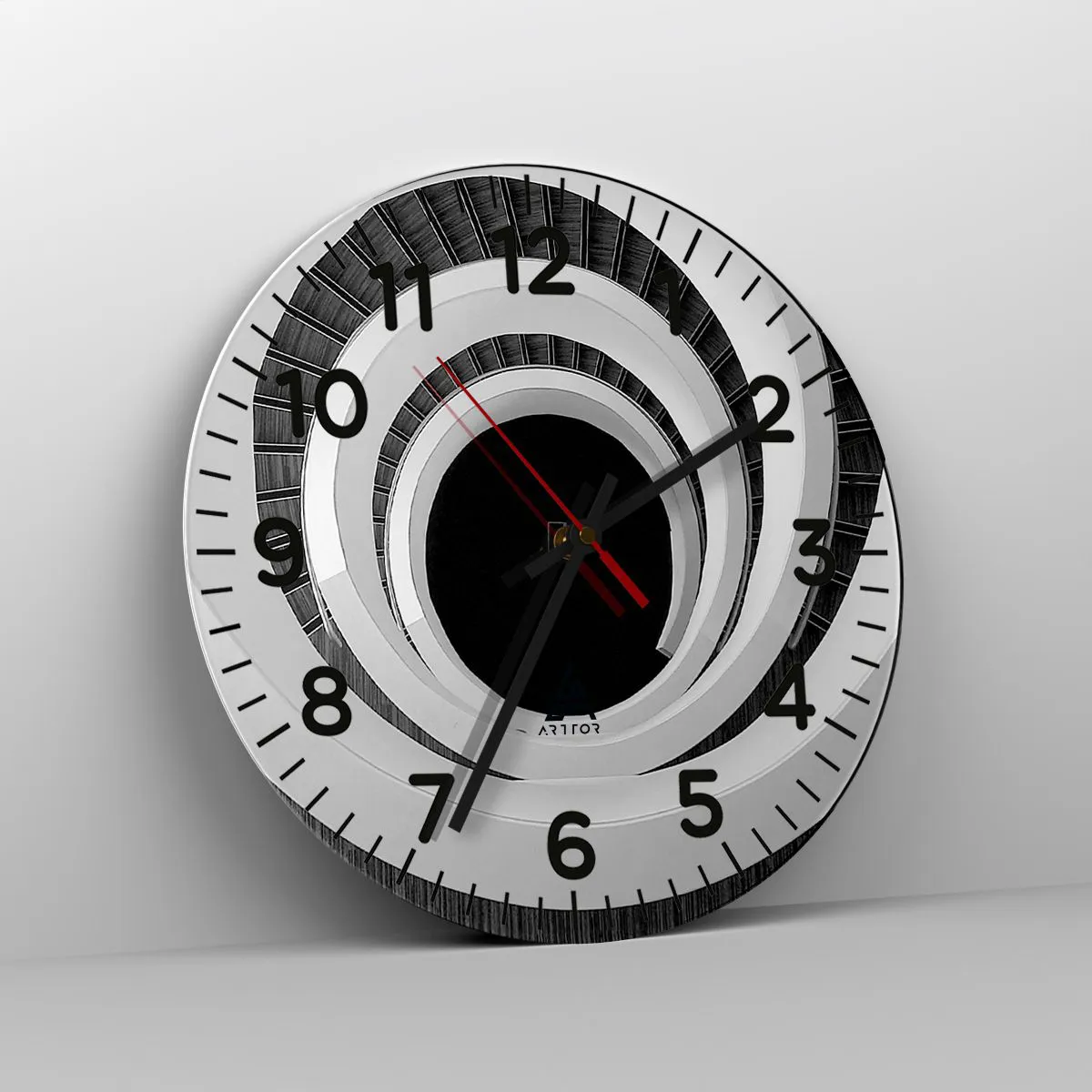 Orologio da parete - Orologio in Vetro - Verso l'essenza delle cose - 30x30 cm