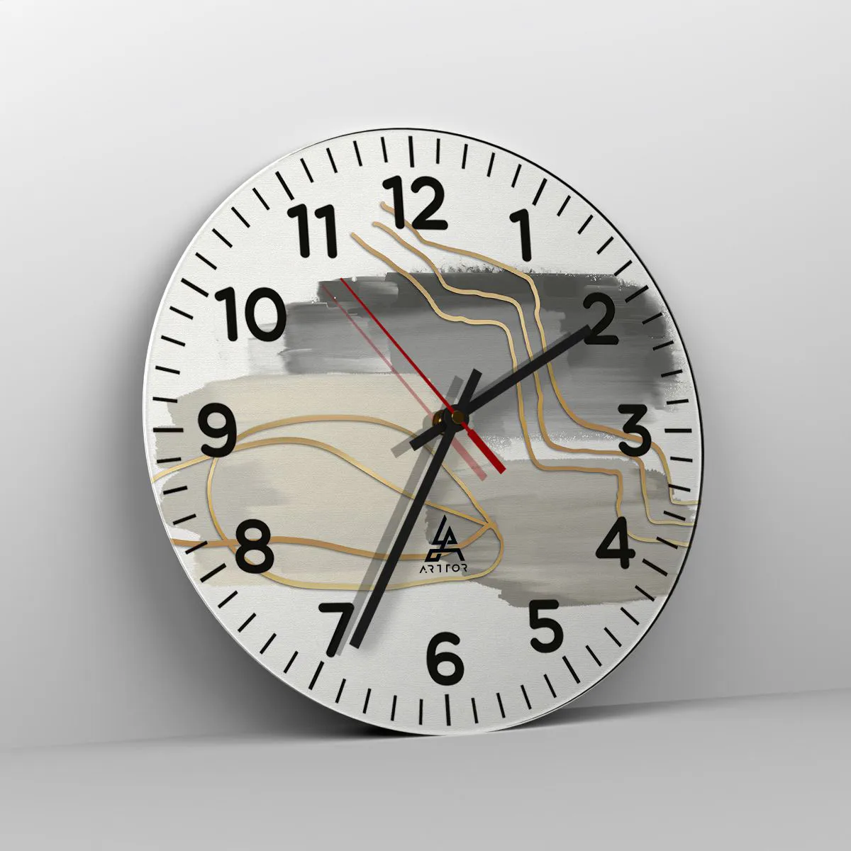 Nástěnné hodiny - Trvání a pohyb - 30x30 cm