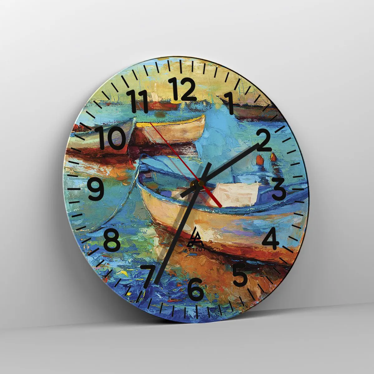 Nástěnné hodiny - V jižním zálivu - 30x30 cm