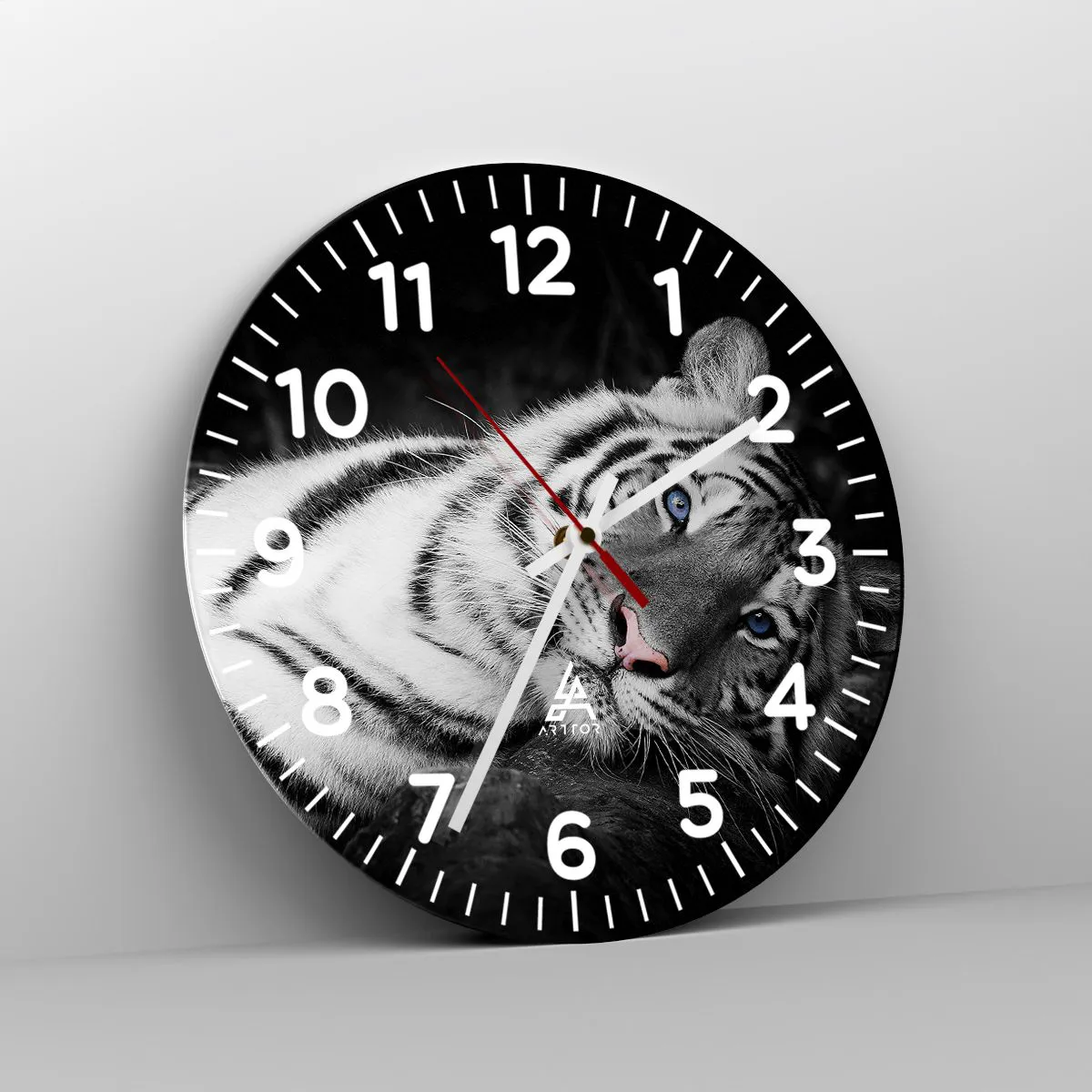 Wandklok - Klok - Wildheid en vrede - 30x30 cm