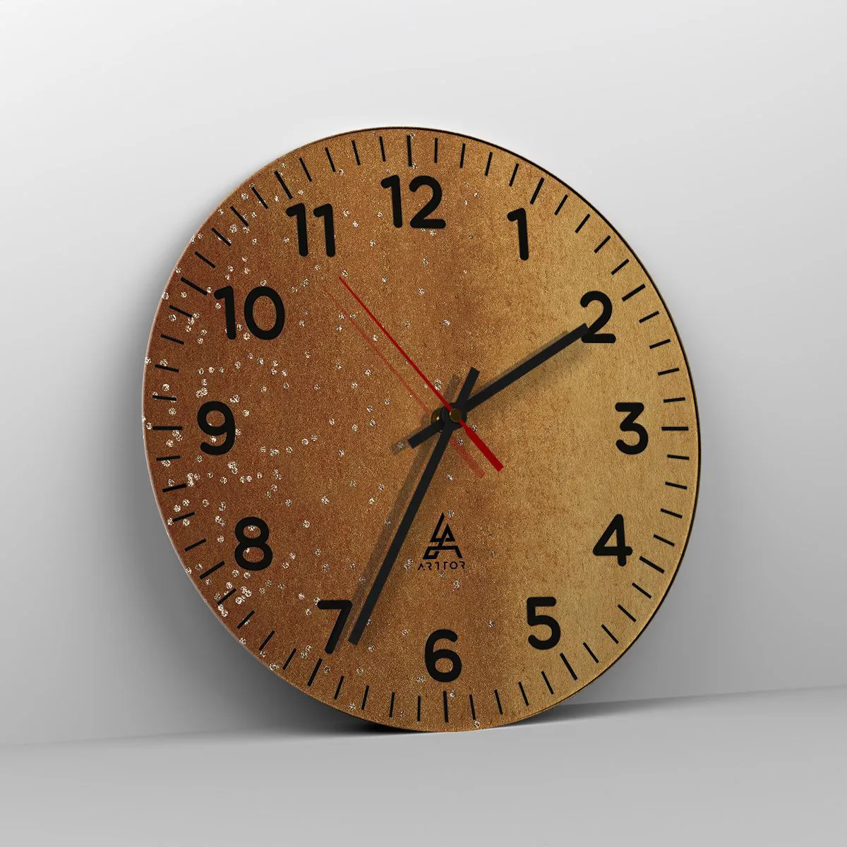 Wall clock - Clock on glass - Tthe Birth of the Universe - 30x30 cm