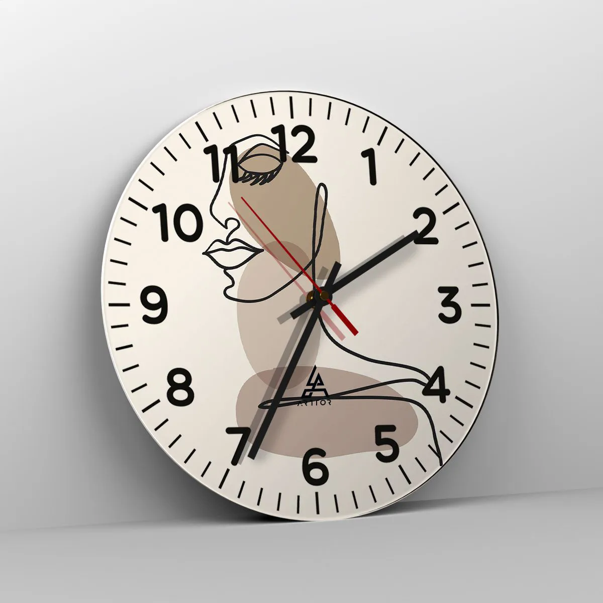 Horloge murale - Pendule murale - S'écouter - 30x30 cm