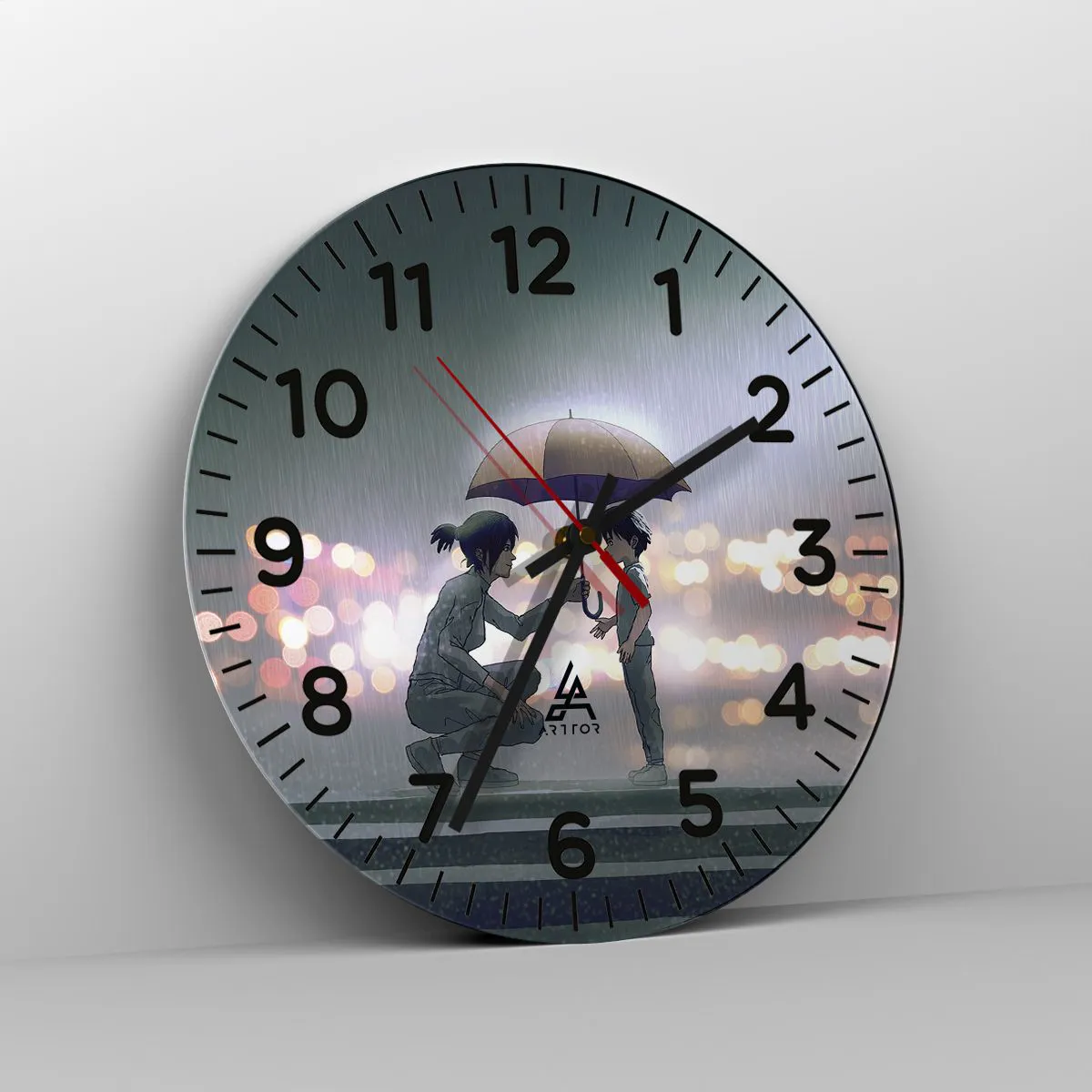 Horloge murale - Pendule murale - Et maintenant, tout va bien - 30x30 cm