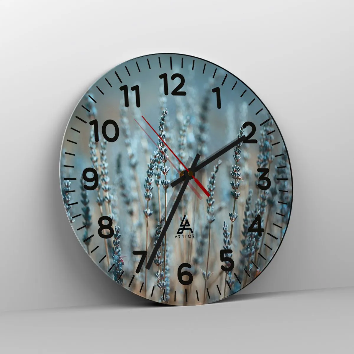 Horloge murale - Pendule murale - Tige odorante - 30x30 cm