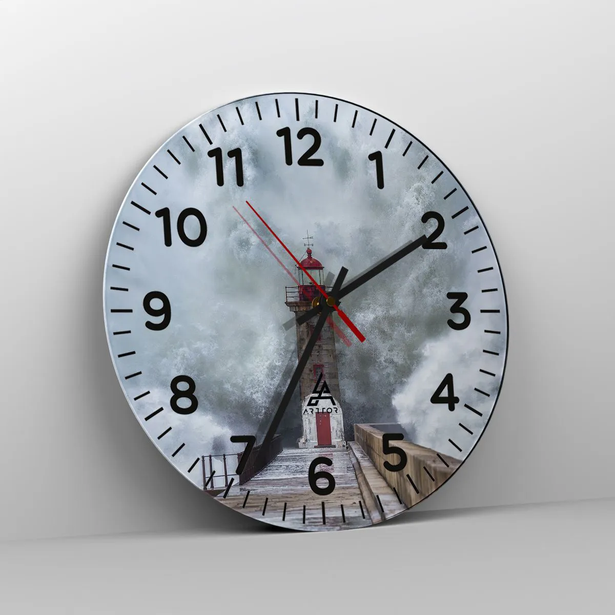 Nástenné hodiny - Hukot vody, šum vetra - 30x30 cm