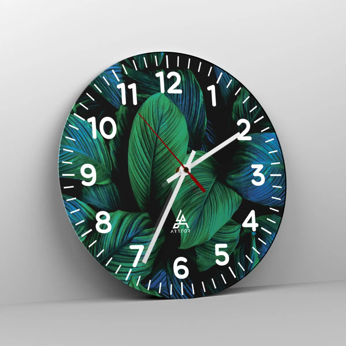 Nástenné hodiny - V zelenom dave - 30x30 cm