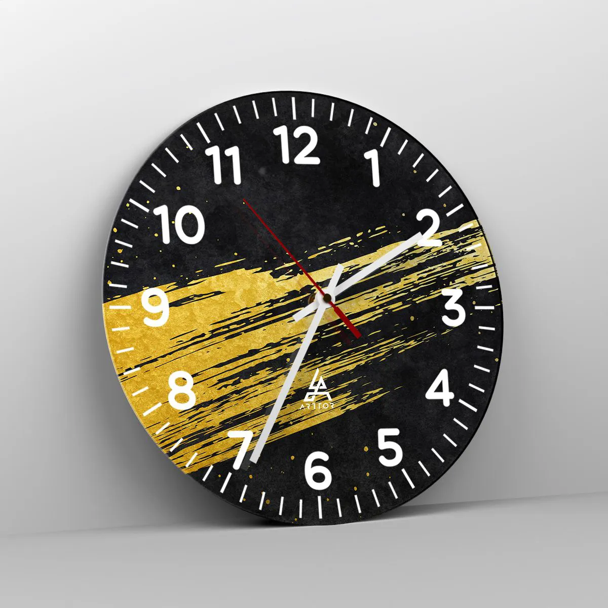 Wanduhr - Glasuhr - Sprung in den Hyperraum - 30x30 cm