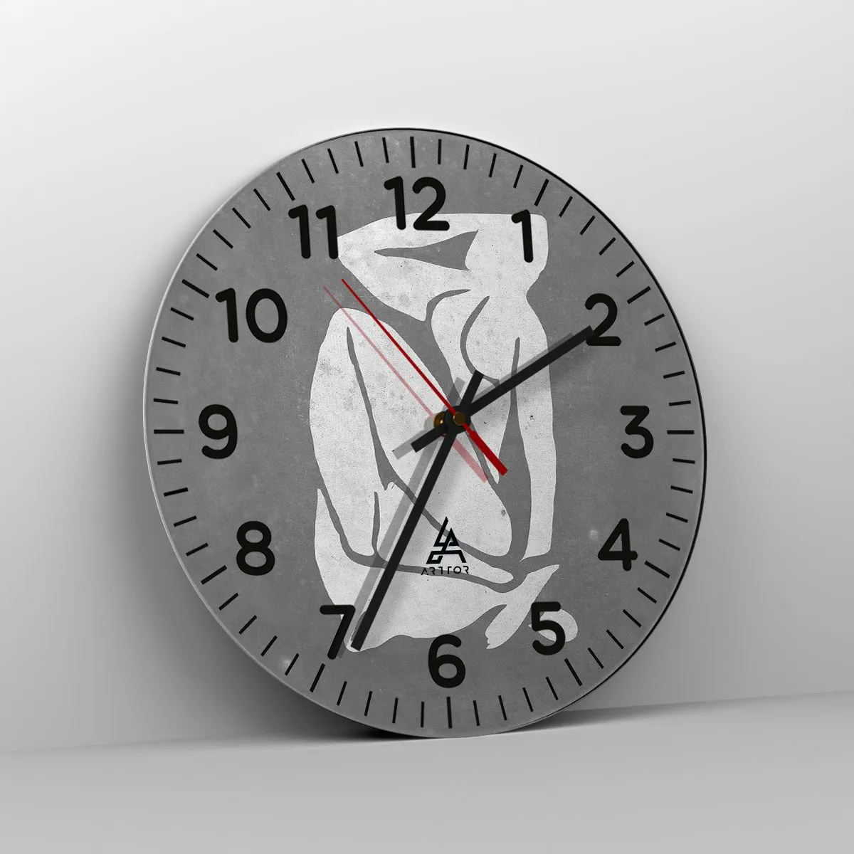 Väggklocka - Klocka på glas - I drömmarnas värld - 30x30 cm