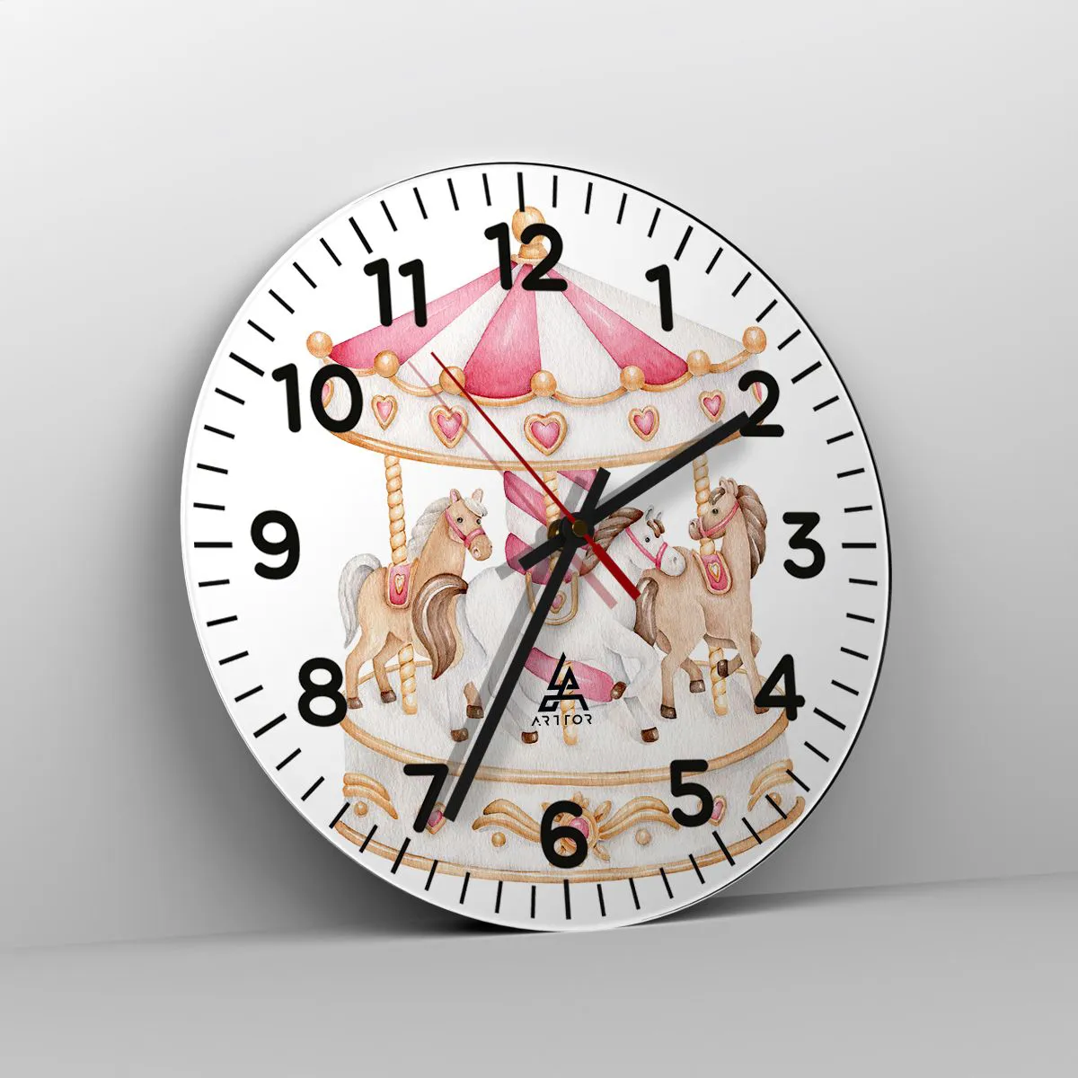 Nástěnné hodiny - Sladký svět dětství - 30x30 cm