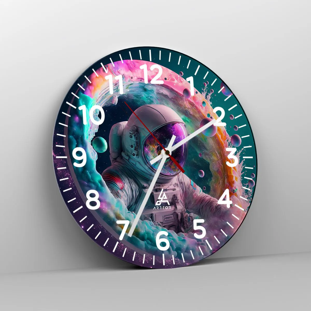 Wanduhr - Glasuhr - Sternentor - 30x30 cm