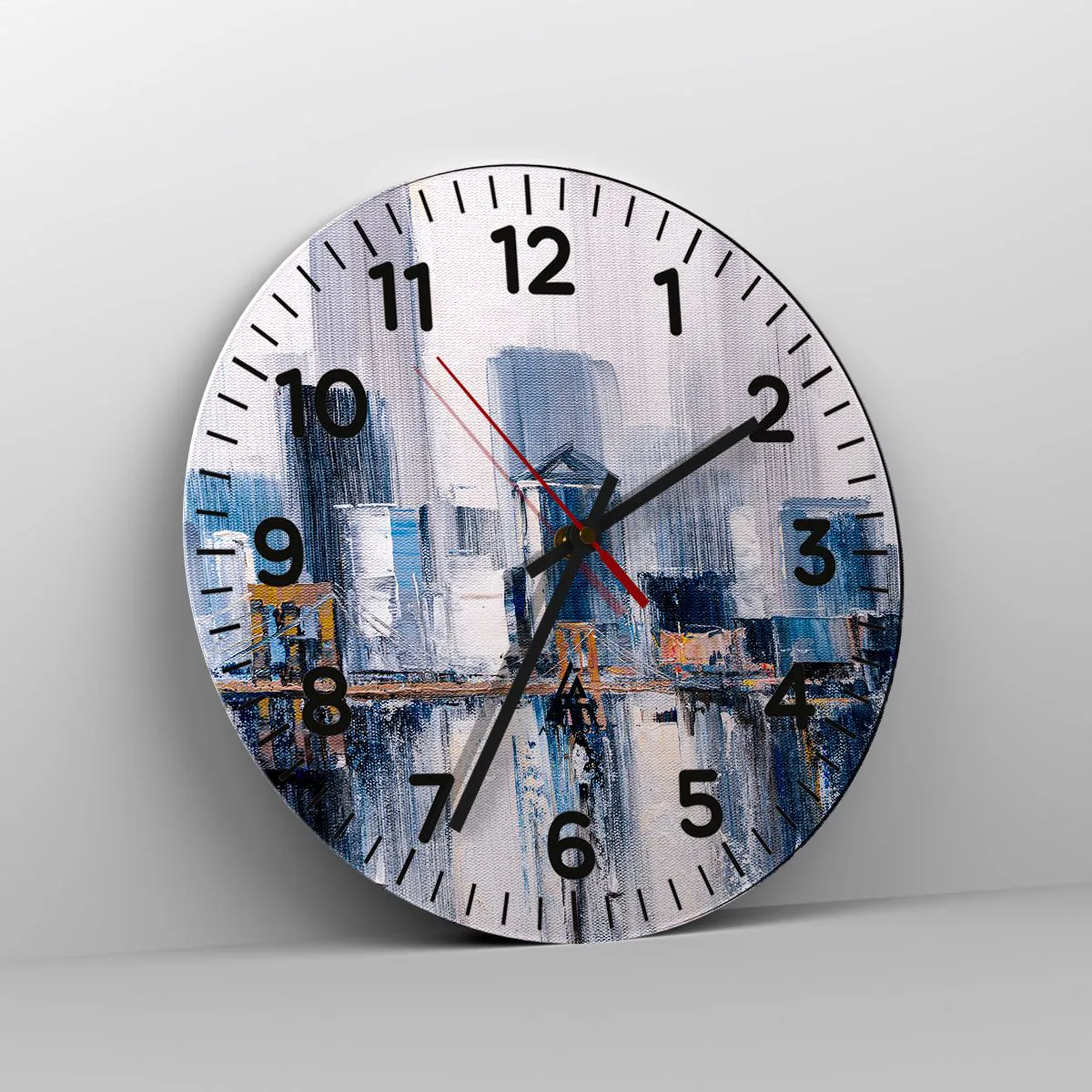 Horloge murale - Pendule murale - Impression new-yorkaise - 30x30 cm