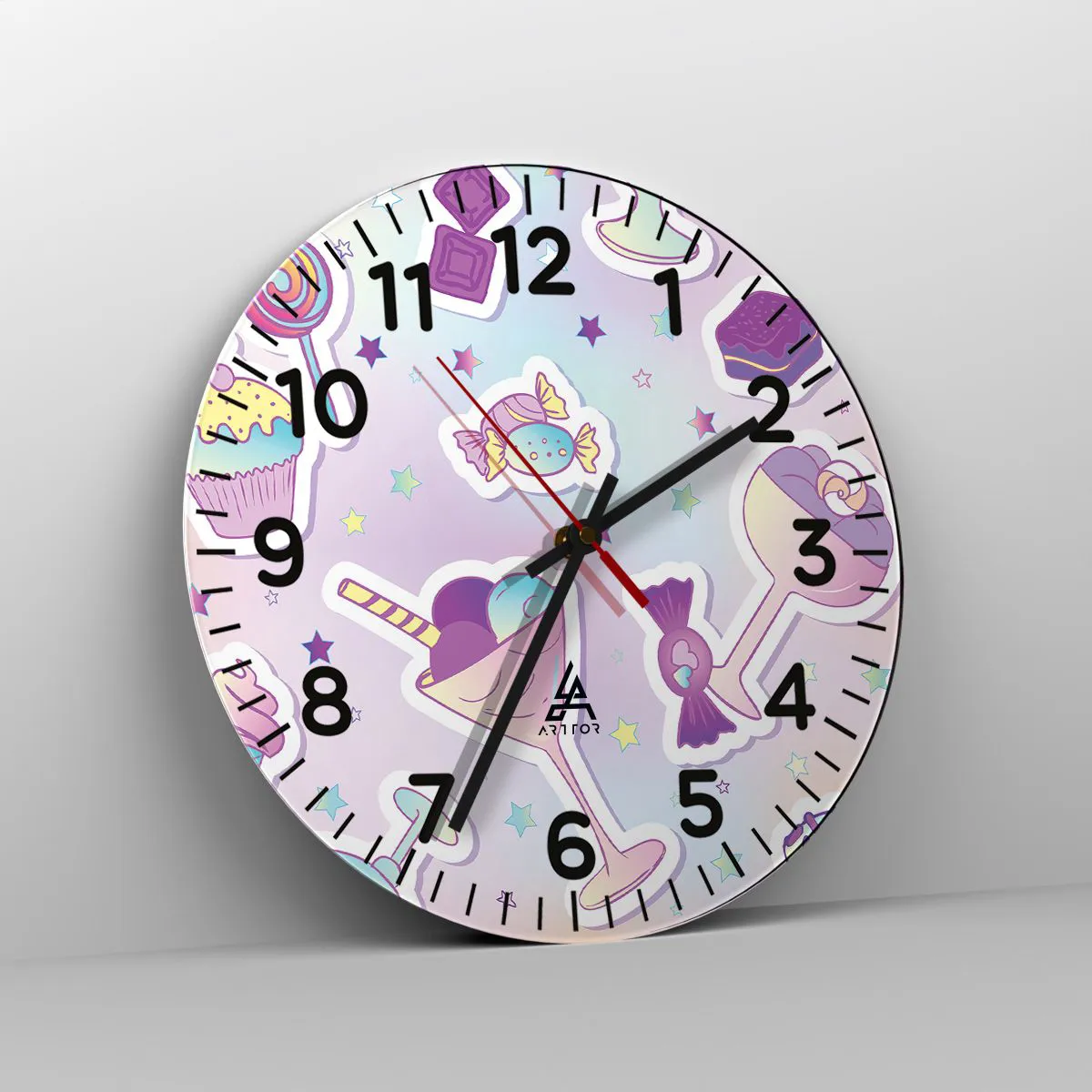 Zegar ścienny - Żeby codziennie były urodziny - 40x40 cm