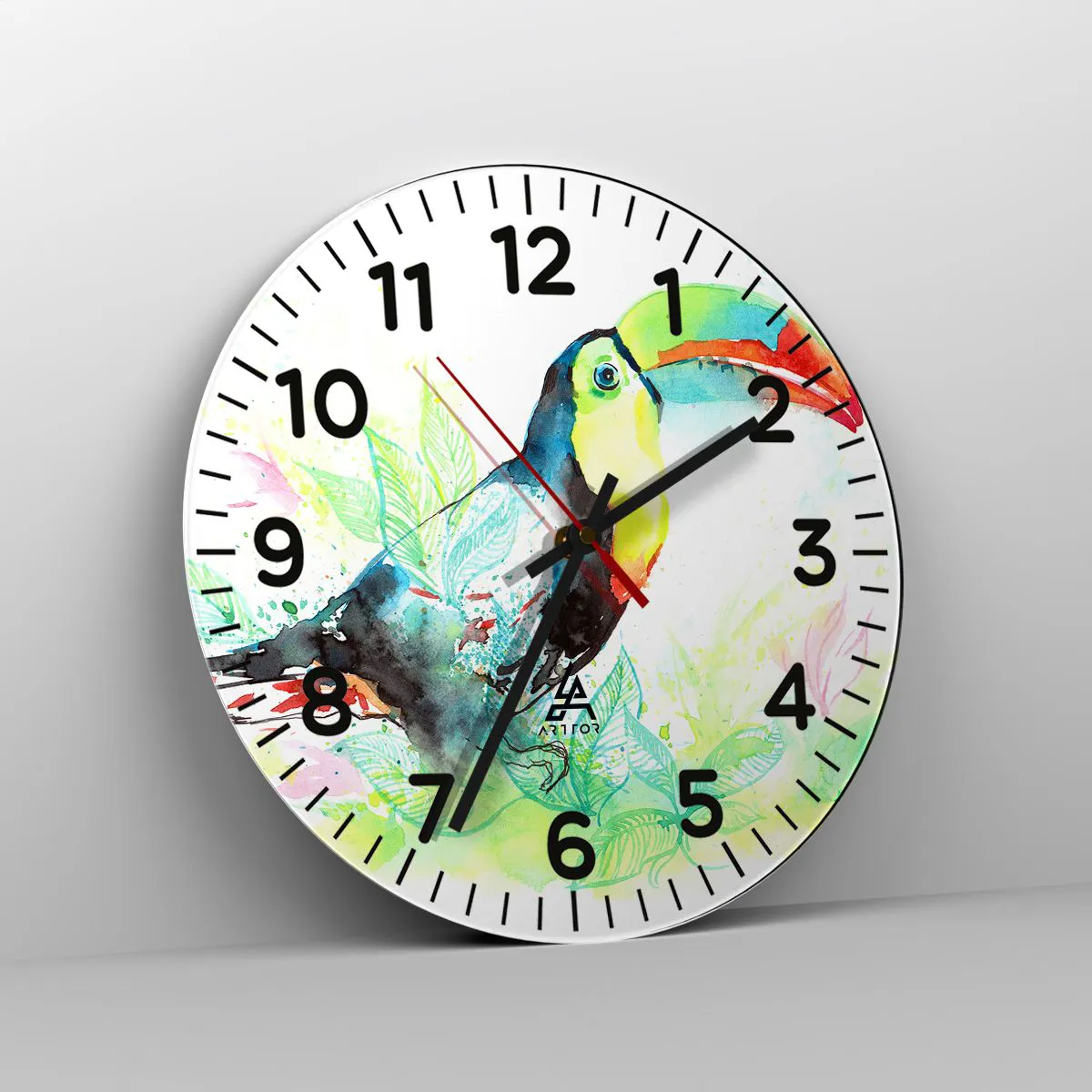 Horloge murale - Pendule murale - Aussi coloré que l'Amérique du Sud - 40x40 cm