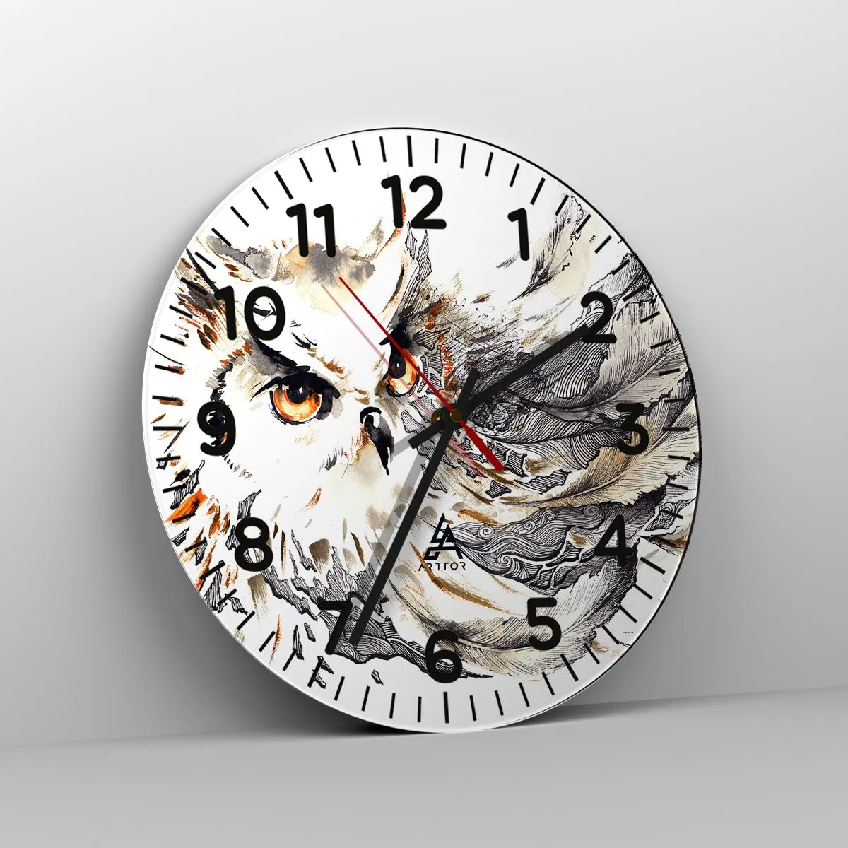 Zegar ścienny - Przybyła ze świata magii - 40x40 cm