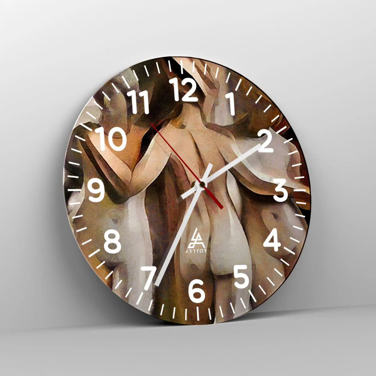 Vægur, Uret - Tre Nåder 2.0 - 40x40 cm