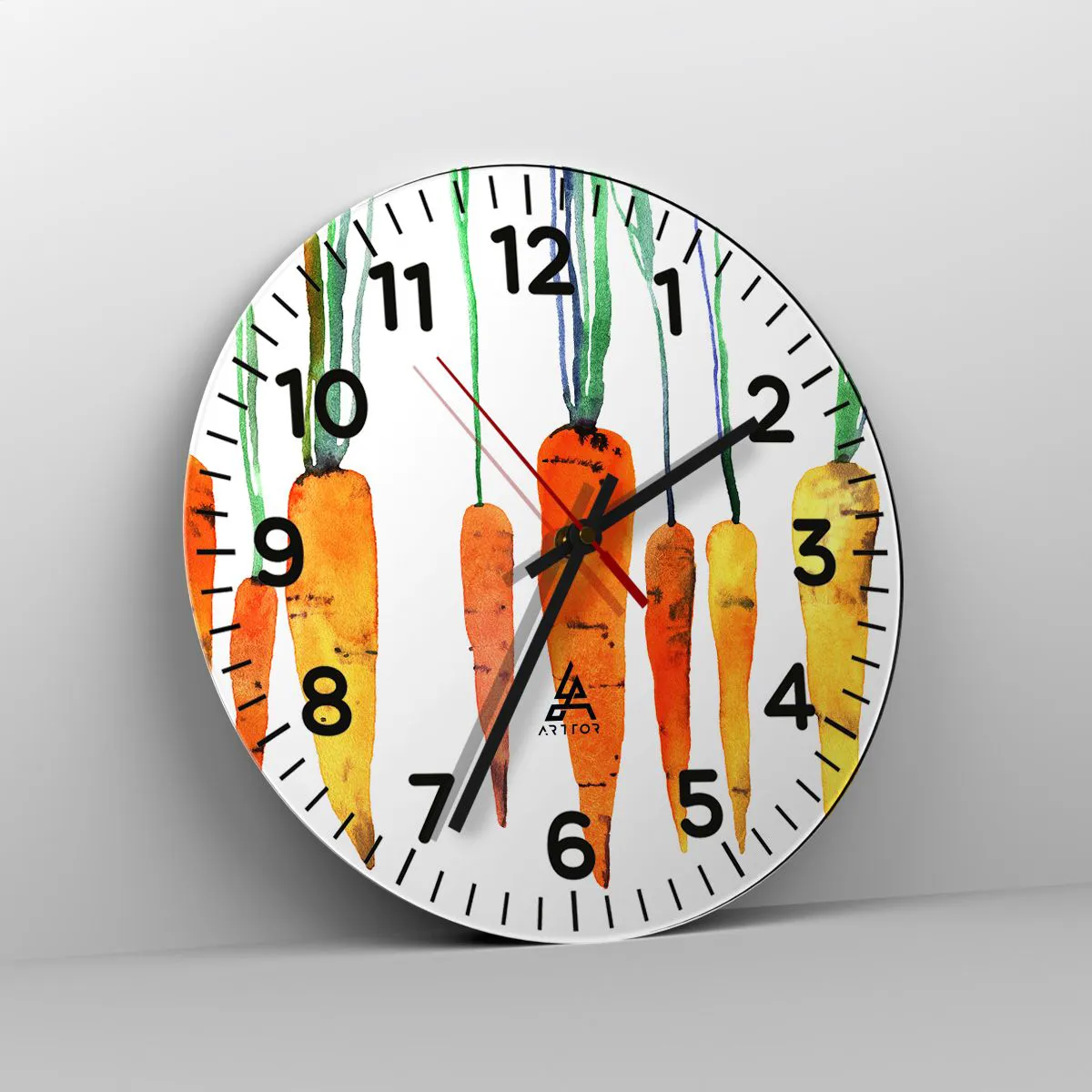 Wanduhr - Glasuhr - Die Schönheit des Gewöhnlichen - 40x40 cm