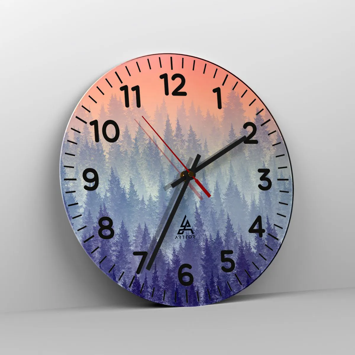 Nástenné hodiny - Vysoko, vyššie, do neba - 40x40 cm