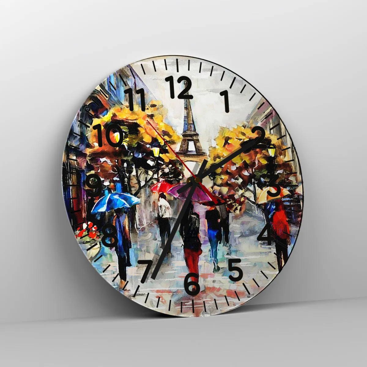 Orologio da parete - Orologio in Vetro - Bella soprattutto d'autunno - 40x40 cm