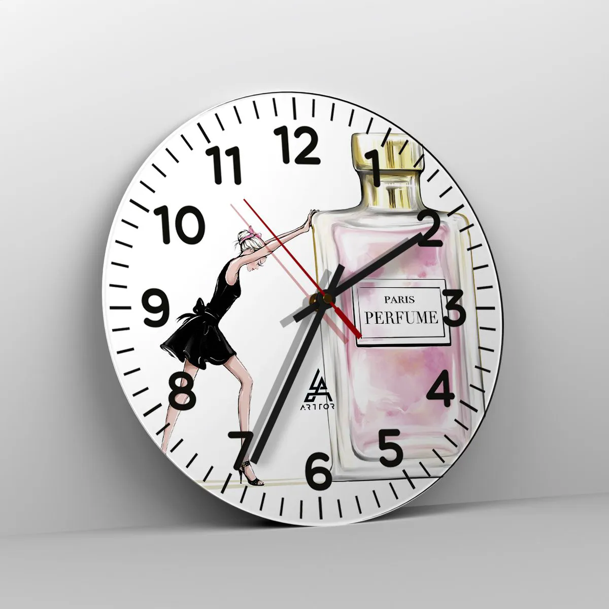 Vægur, Uret - Essensen af kvindelighed - 40x40 cm