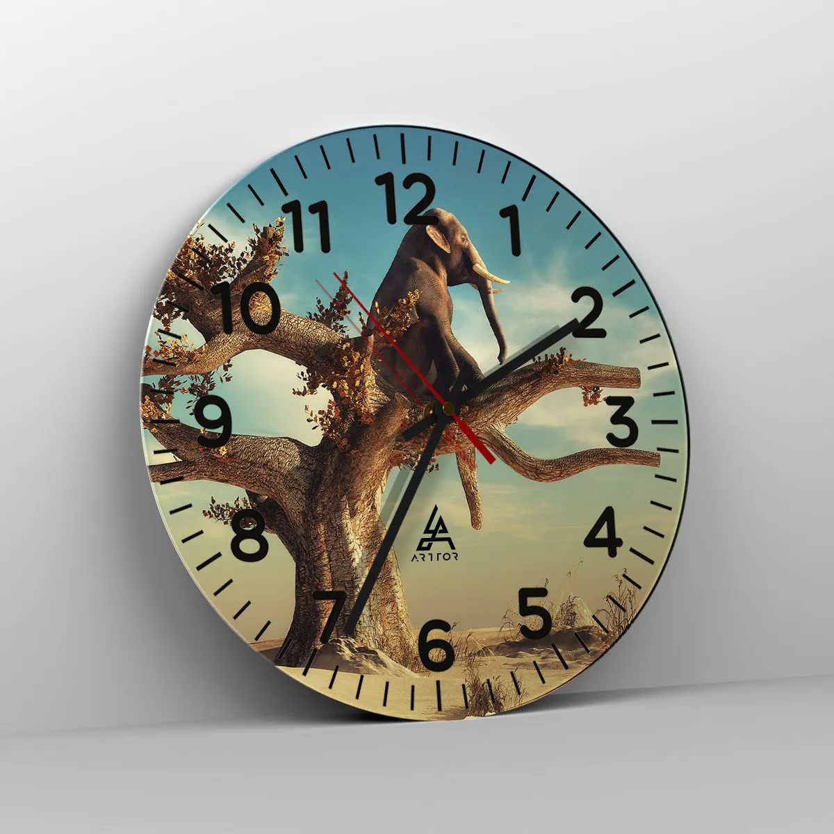 Vægur, Uret - Et nyt synspunkt - 40x40 cm