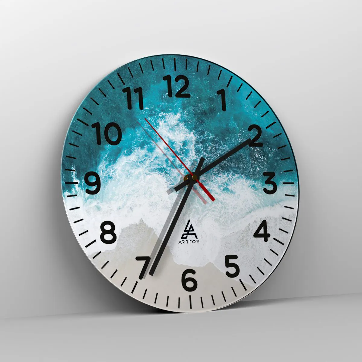 Horloge murale - Pendule murale - Caresse naturelle - 40x40 cm